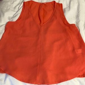Elodie Size Medium Neon Orange Tank Top